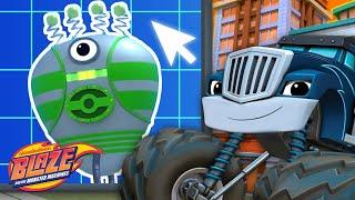 Crusher Builds Robots #18  Games For Kids  Blaze and the Monster Machines