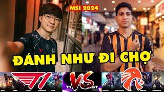 MSI 2024 Highlight T1 vs EST full Đánh như đi chợ  T1 Esports vs Estral Esports