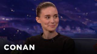 Rooney Mara Is Painfully Shy  CONAN on TBS