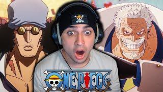 GARP VS AOKIJI  One Piece Episode 1115 REACTION