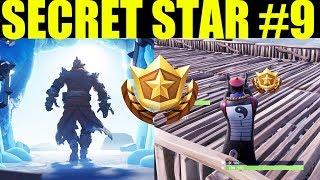 Week 9 Secret Battle star Location Fortnite Find The Secret Battle Star in loading Screen #9