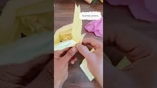 Flower trickcrepe paper flower makingeasy crepe paper flower making#crepepaperflower #flowertrick