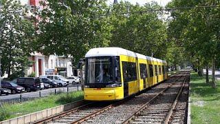 Mit der Tram von der Warschauer Straße zum Hauptbahnhof  Berliner Verkehrsgesellschaft - Linie M10