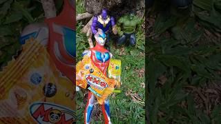 Ultraman Ginga Pamer Permen Yupi Malah Diambil Hulk & Thanos #shorts #ultraman #fyp #drama #lucu