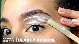 How To Wax Your Eyebrows Step By Step  Beauty At Home