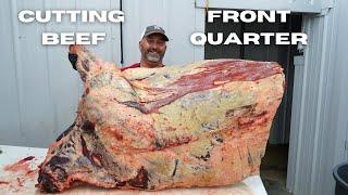 Cutting a BEEF - FRONT QUARTER
