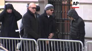 Meryl Streep Cate Blanchett Amy Adams Joaquin Phoenix arrive for Philip Seymour Hoffman funeral