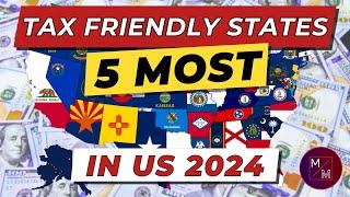 Retirment & Social Security Updates Top 5 Most Tax Friendly Places TO Retire In the USA in 2024