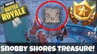 Fortnite Snobby Shores Treasure Map Solved - How To Find The Snobby Shores Treasure Map in Fortnite