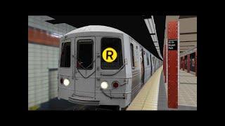 NYCT-openbve R local train.. 95 street to forest hills-71street ave..R46