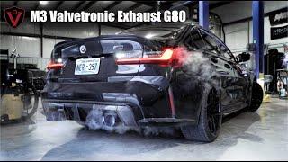 iNSANE SOUNDING BMW M3 Competition Exhaust Sound + Install  Before and After Valvetronic Designs