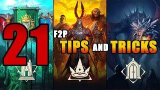 EVERY PLAYER Can Benefit From These 21 F2P TIPS A Player Guide  RAID Shadow Legends