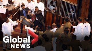 Sri Lanka parliament descends into farce amid political turmoil