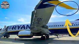 4K TRIP REPORT  Ryanair’s split scimitar winglets  Boeing 737-800  Prague Venice Treviso 