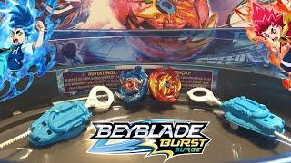 STORM Volt Knockout Battle Set SpeedStorm Unboxing Review & Test Battles Beyblade Burst Surge