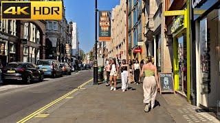 Londoner’s Favourite Season - Summer 2023  London Summer Walk  4K HDR Walking Tour