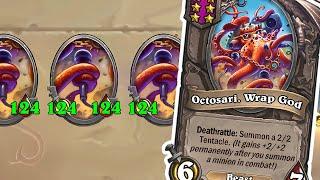 New Unit Octosari Is Busted on Its Own and With This Combo  Dogdog Hearthstone Battlegrounds