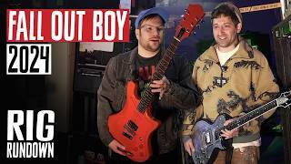 Fall Out Boy Rig Rundown with Patrick Stump Joe Trohman & Pete Wentz Guitar & Bass Gear Tour