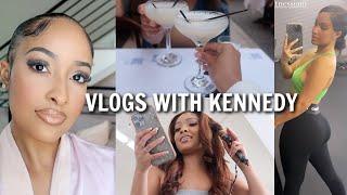 WEEKLY VLOG COOCHIE WAX DAY DINNER DATES WORKING OUT + MORE