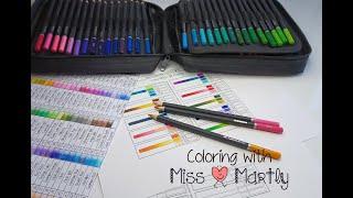 Color COMBOS with CASTLE ARTS colored pencils  Coloring Tutorial