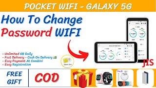 HOW TO CHANGE PASSWORD ON WIFI GALAXY 5G - Japan Sim #WIFIGALAXY