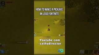 How to make a Pickaxe in LEGO Fortnite #youtubeshorts #fortnite #legofortnite