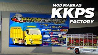 SPESIAL 50.000 SUBSCRIBER Review mod map MARKAS KKPS FACTORY UPDATE BUSSID v3.5