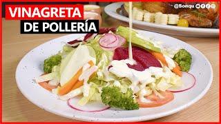 Como preparar VINAGRETA DE POLLERÍA 2022   Receta rápida y deliciosa  Sonqu