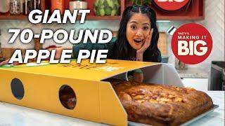 I Made A Giant 70-Pound McDonald’s Apple Pie