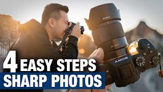 4 EASY Steps to Get SHARP PHOTOS in Camera  Portraits Pets Landscapes & More