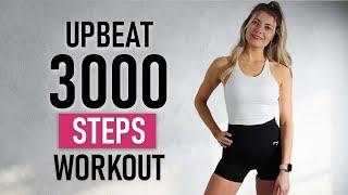 3000 STEPS IN 20 MINS  fat burning walking workout at home