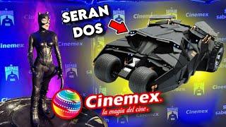 Colección COMPLETA de palomeras BATMAN de CINEMEX  Dos BATIMOVIL