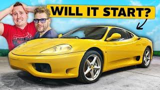 EVERYTHING WRONG WITH MY CHEAP CRASHED FERRARI AND FIRST START?