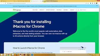 iMacros Chrome Extention Full Version with File Access Support