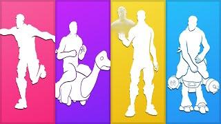 Top 25 Popular Fortnite Dances & Emotes Lil Diplodocus Obi-Wans Message Lil ED-209 Airplane