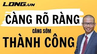 Tập trung vào mục tiêu thành công sẽ ngay trước mắt bạn Phạm Thành Long