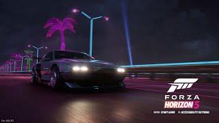 Forza Horizon 5 NEW RETRO SYNTHWAVE Main Menu Song 1 HOUR