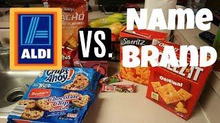 Aldi vs. Name Brand Taste Test