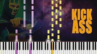 PIANO TUTORIAL Kick Ass  Sunshine Theme - Adagio in D Minor Synthesia - Easy Piano Learning