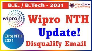 Wipro  You are not meeting the eligibility criteria  Wipro NTH Update  Wipro NTH Not Qualified 