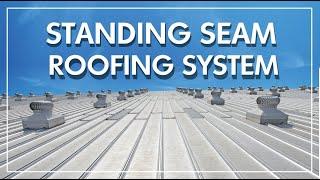 Standing Seam Roofing System  Double Insulated