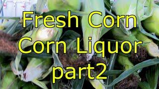 Fresh Corn  Corn Liquor part 2 Fermentation and Distillation