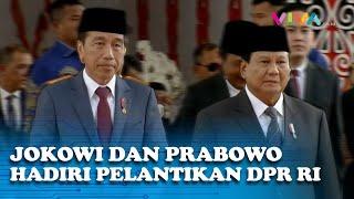 Bak Sahabat Sejati Jokowi Bareng Prabowo Saat Hadiri Pelantikan Anggota DPR RI