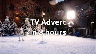 Filming a Christmas TV Ad in 8 hours
