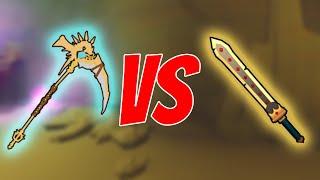 Light Hunter VS Scythe  Which is better?  ROBLOX GIANT SIMULATOR