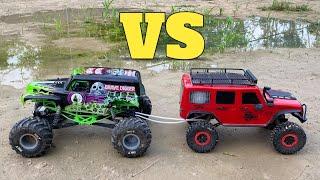 Wltoys 104311 vs SMT10 Grave Digger  Remote Control Car  RC Cars