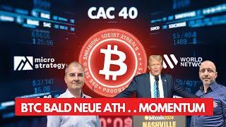 Bitcoin neue Kaufsignale? CAC 40  MicroStrategy  Coinbase  DAX