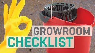 Grow Room Clean Out Checklist