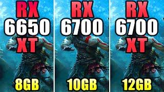 RX 6650 XT vs. RX 6700 vs. RX 6700 XT - How Much Performance Difference?