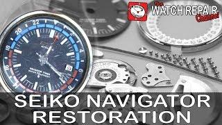 Restoration of a 1970s Seiko Navigator watch